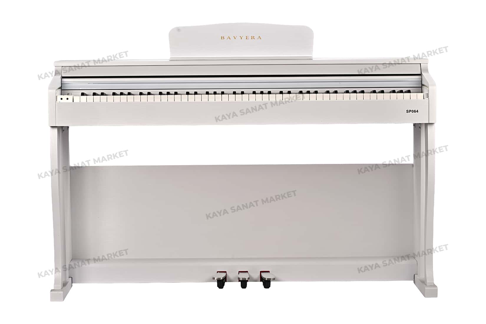 BAVYERA PİYANO SP 064 BEYAZ TABURE - Görsel 9
