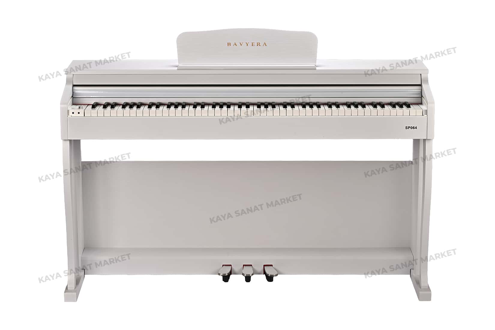 BAVYERA PİYANO SP 064 BEYAZ TABURE - Görsel 8